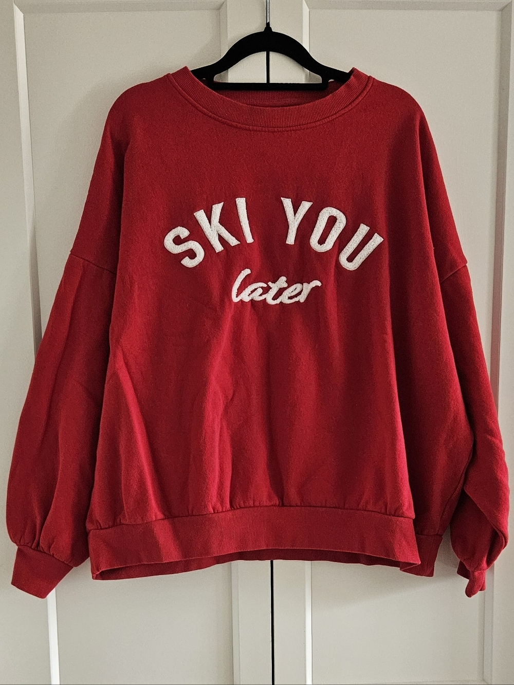 H&M Ski You Later Oversized Sweatshirt In L